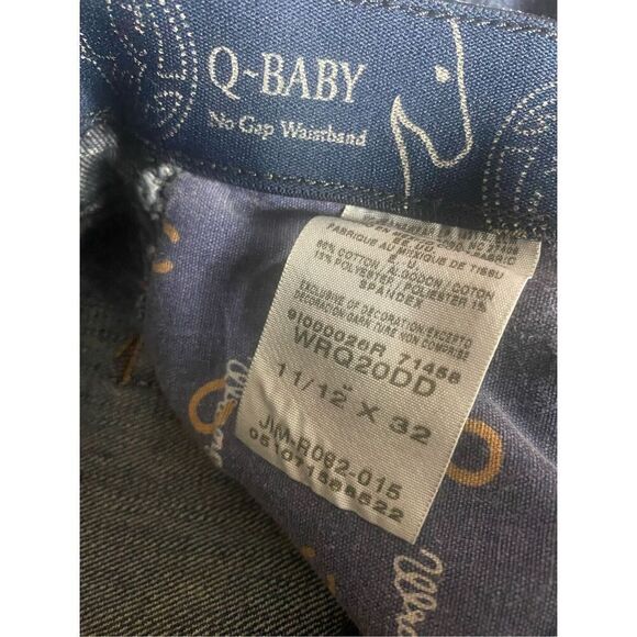 Wrangler Womens Dark Wash Q baby No Gap Waistband Bootcut Jeans Size 11/12 X 32 - Picture 4 of 4